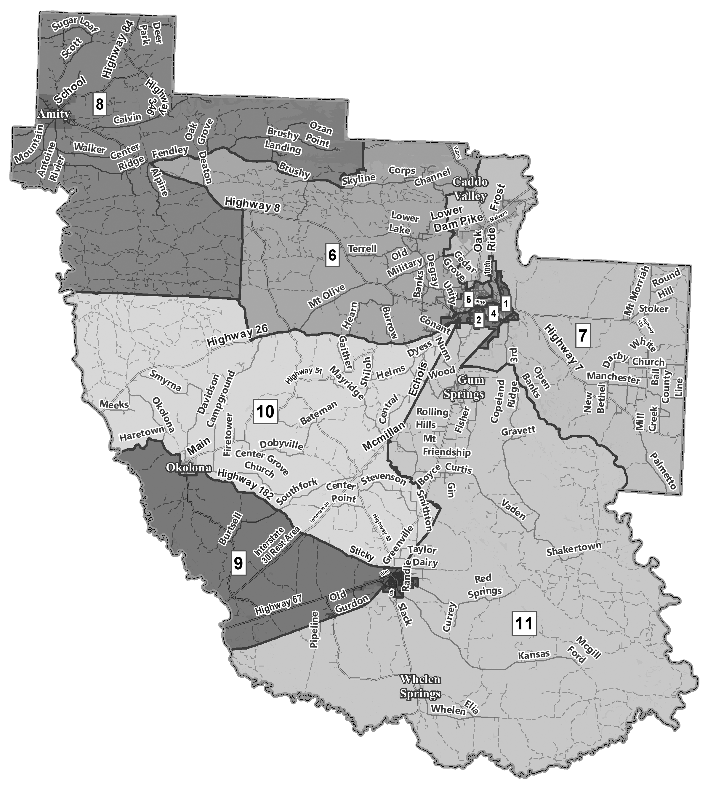 clark county districts grayscale